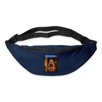 Capybara an deiner Haustür - Gürteltasche - Navy - Vorne