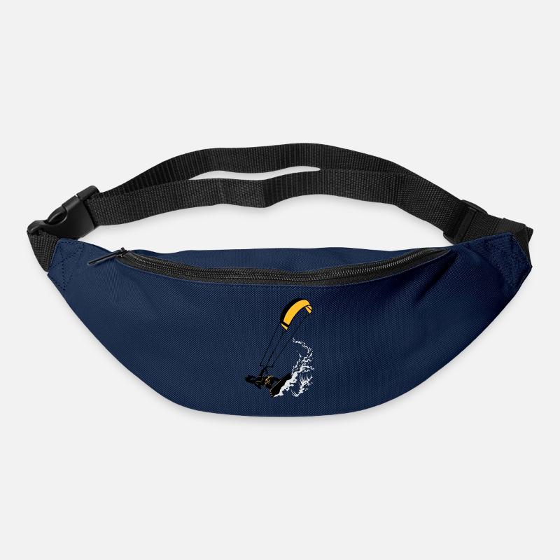 Kitesurfer and wave flex - Sac banane - marine