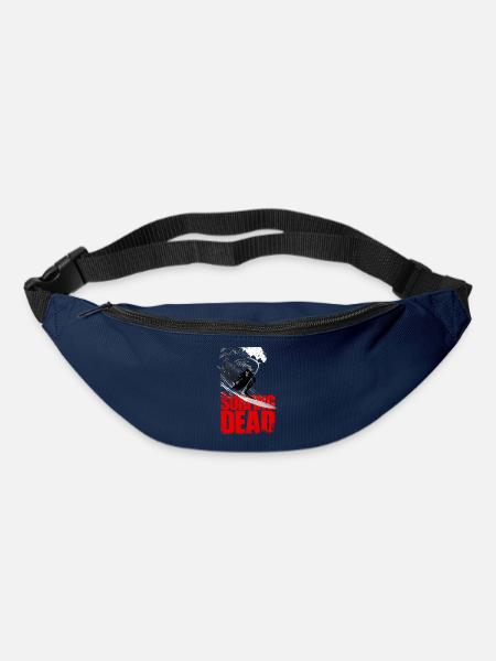 Surfing Dead Sensenmann Surfer Wave Design - Gürteltasche - Navy