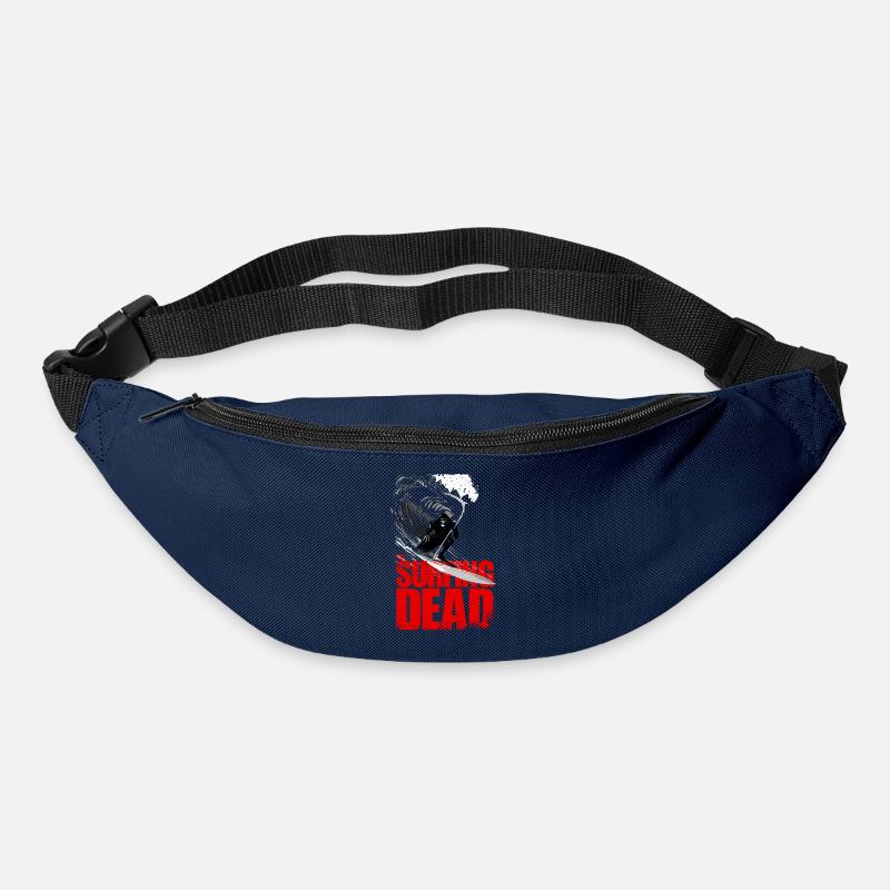 Surfing Dead Sensenmann Surfer Wave Design - Gürteltasche - Navy