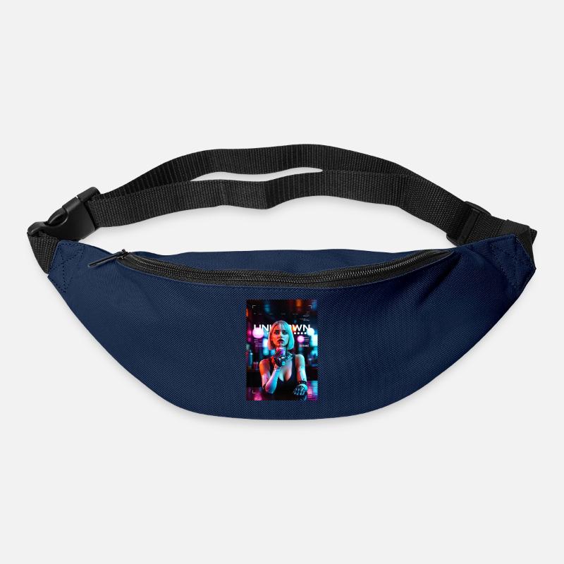 Neon dreams - Gürteltasche - Navy