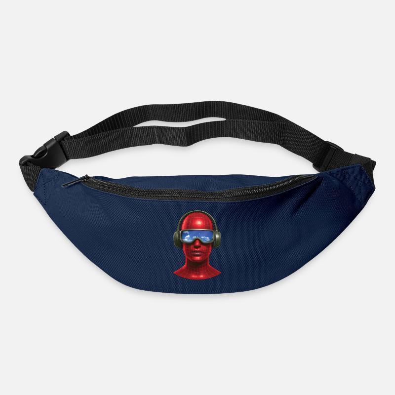 VIRTUELLER SAUERSTOFF – Ton und Bild - Gürteltasche - Navy