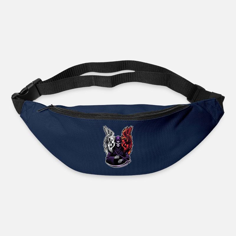 Sensenmann mit Engel und Dämon - Gürteltasche - Navy