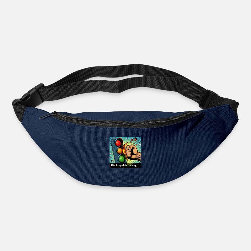 Ende der Ampel - Gürteltasche - Navy