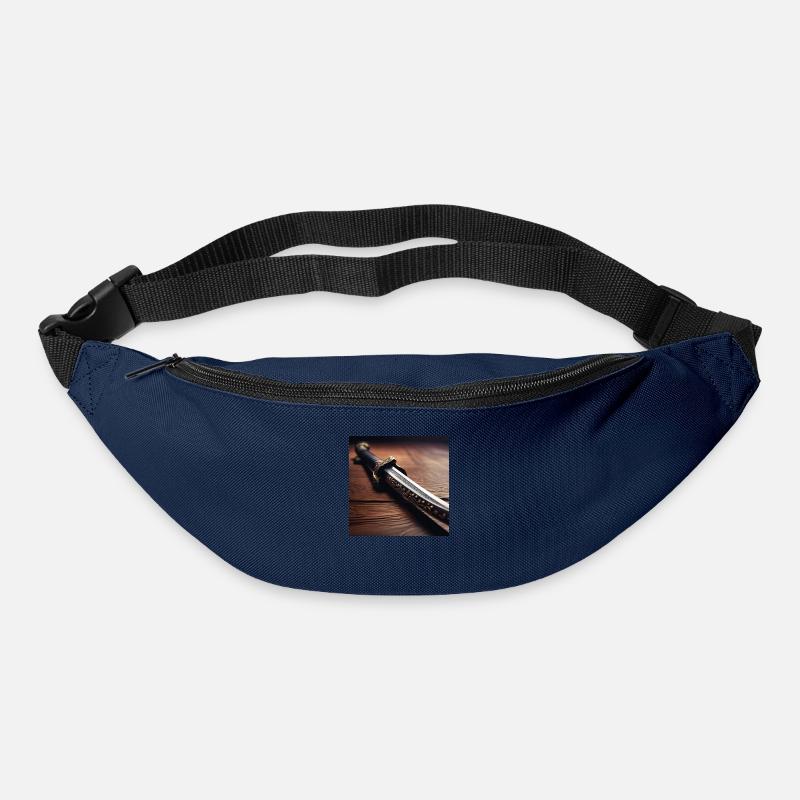 Samurai Sabre Poster Design - Bum bag - navy