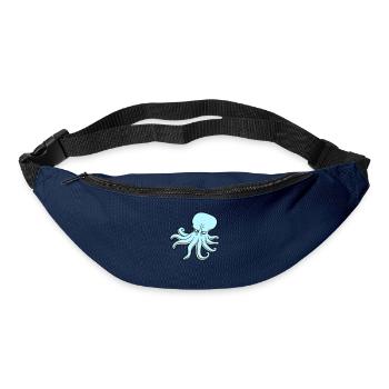 Oktopus Kraken Tintenfisch Kopffüßer Böser Blick - Gürteltasche - Navy - Vorne