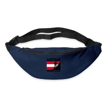 Austrian Hiking Crew Wander-Shirt - Gürteltasche - Navy - Vorne