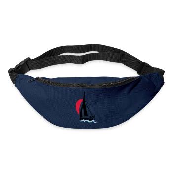 Youth sailing dinghy (420 470 505) sailboat - Bum bag - navy - Front