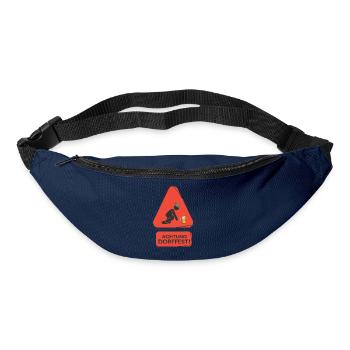 Achtung Dorffest! Lustiges Party Design - Gürteltasche - Navy - Vorne
