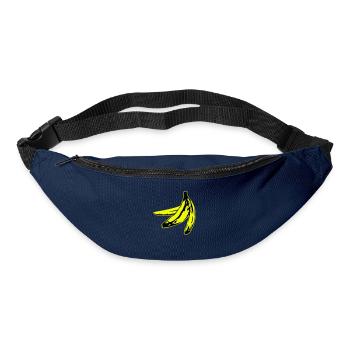 warholish banana peel - Sac banane - marine - Devant