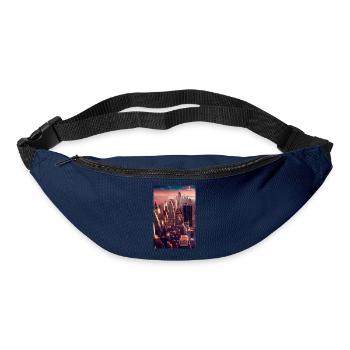 New York City Skyline - Gürteltasche - Navy - Vorne