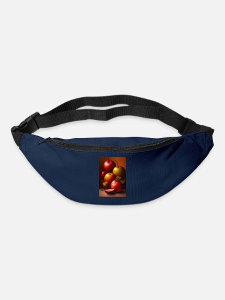 Früchte - Gürteltasche - Navy