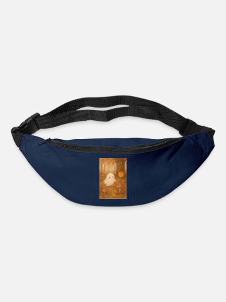 Cute Halloween Ghost - Gürteltasche - Navy