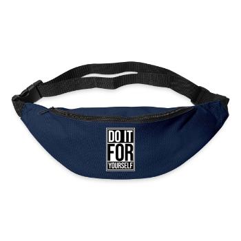 Do It For Yourself Inspirierend Selbstliebe Zitat - Gürteltasche - Navy - Vorne