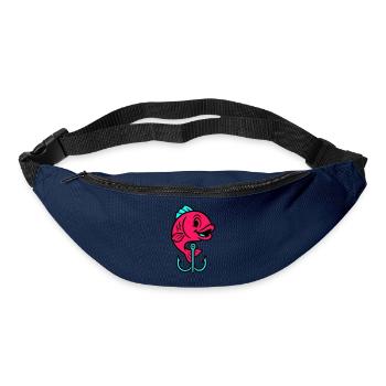 Fish Fish Hook Comic - Bum bag - navy - Front
