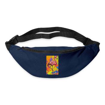 Flamingo - Gürteltasche - Navy - Vorne
