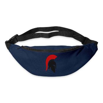 Spartanischer Rotplume Helm - Gürteltasche - Navy - Vorne