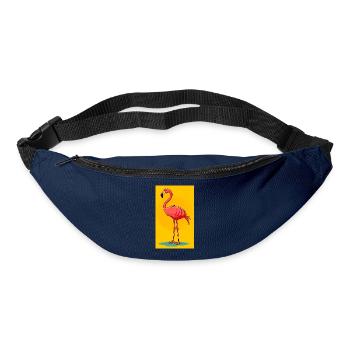 Flamingo - Gürteltasche - Navy - Vorne