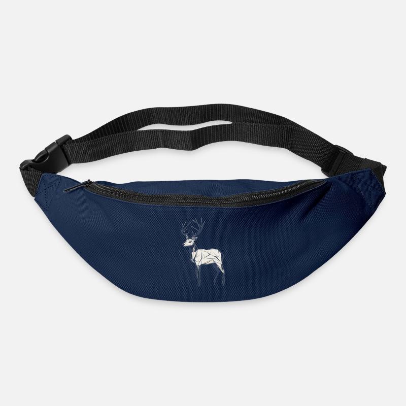 Minimalist Deer /Minimalistic Deer - Bum bag - navy