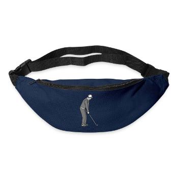 Golfer Clipart Design - Gürteltasche - Navy - Vorne