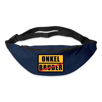 Bruder - Onkel - Gürteltasche - Navy - Vorne
