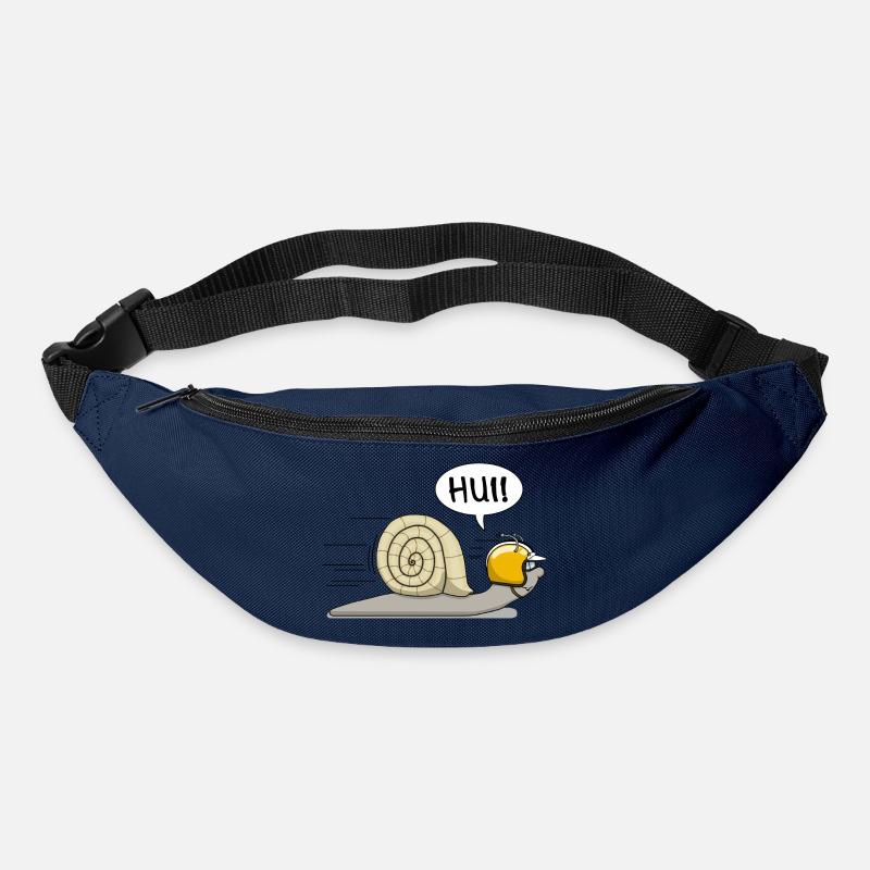 Escargot de course - l’original - Sac banane - marine