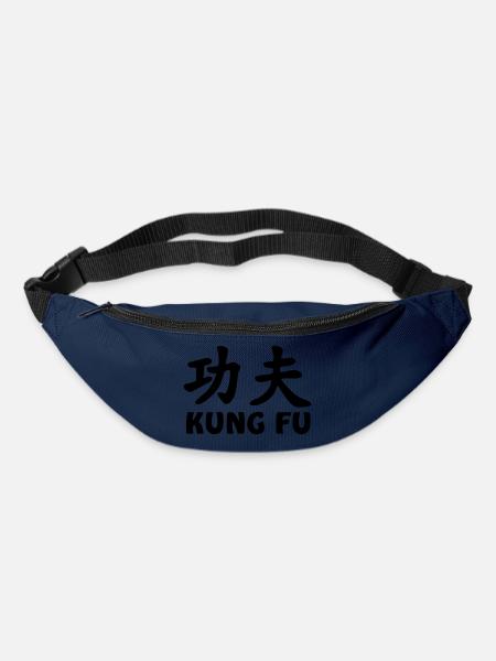 Logo du kung-fu - Sac banane - marine
