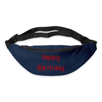 ALLES GUTE ZUM GEBURTSTAG. ALLES GUTE ZUM GEBURTSTAG. JAHRESTAG. - Gürteltasche - Navy - Vorne
