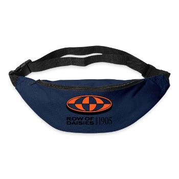 Futuristisches Cyber-Emblem - Gürteltasche - Navy - Vorne