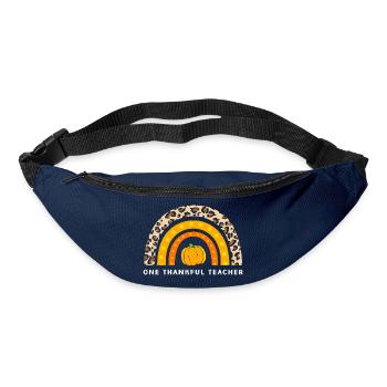 Thanksgiving Lehrerin Lehrer - Gürteltasche - Navy - Vorne
