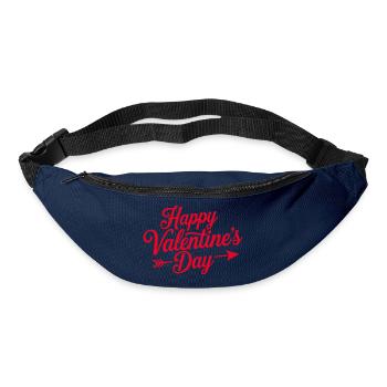 Valentine Script Herzpfeil - Gürteltasche - Navy - Vorne