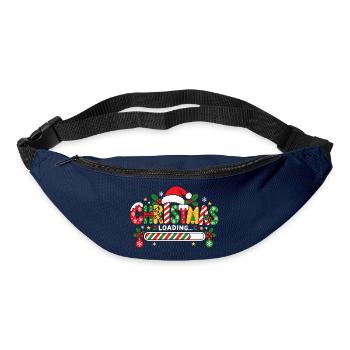 Weihnachtsladen - Gürteltasche - Navy - Vorne