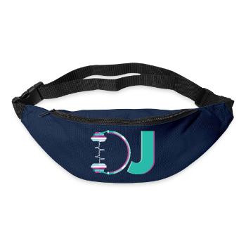 DJ Kopfhörer Musik DJing Discjockey Musiker DJ - Gürteltasche - Navy - Vorne