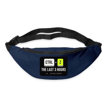 Strg Z: Die letzten 3 Stunden - Gürteltasche - Navy - Vorne