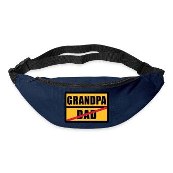 Dad - Grandpa - Bum bag - navy - Front