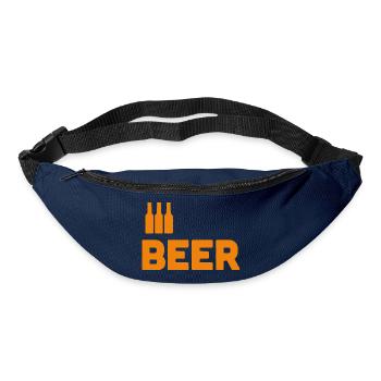 Bierliebhaber - Gürteltasche - Navy - Vorne