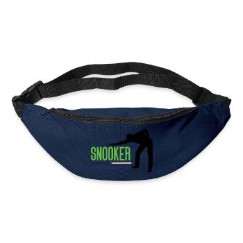 Snooker - Let's get the.boys on the baize - Bum bag - navy - Front