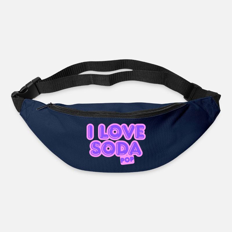 Ich liebe Limonade. - Gürteltasche - Navy