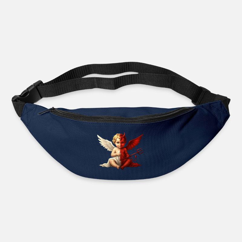 Dual Angel Devil Cherub - Bum bag - navy