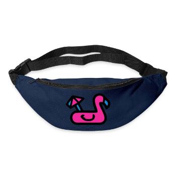Flamingo Air Mattress Retro - Bum bag - navy - Front