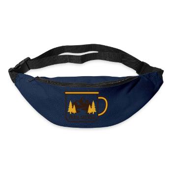 Berge Tasse Wander Logo - Gürteltasche - Navy - Vorne