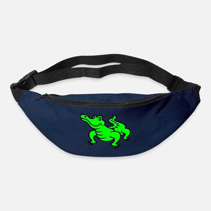 Crocodile (a) - Gürteltasche - Navy