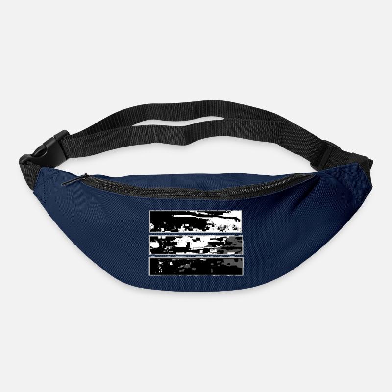 abstract landscape - Bum bag - navy