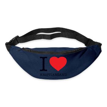 I LOVE KRISTIANSAND - Gürteltasche - Navy - Vorne