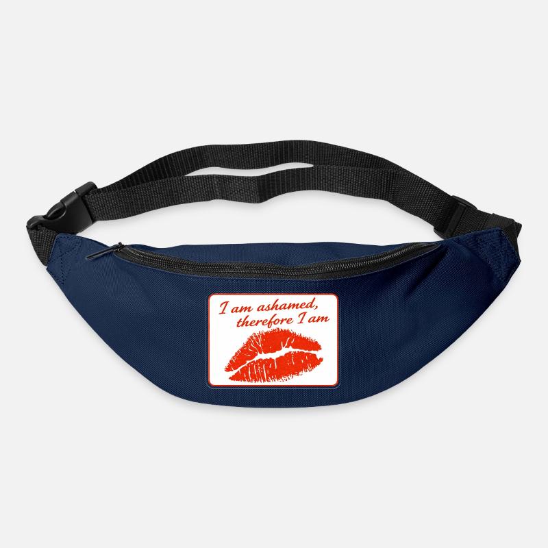 Ich schäme mich, also bin ich es - Gürteltasche - Navy