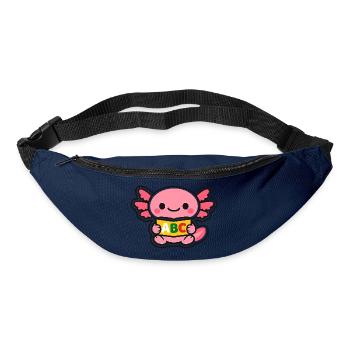 ABC axolotl mit Flügeln - Gürteltasche - Navy - Vorne
