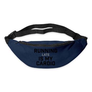 Running Late Is My Cardio Saying - Bum bag - navy - Front