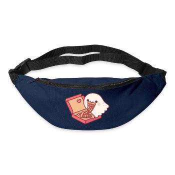 Süßer Geist liebt es, Peperoni-Pizza zu essen - Gürteltasche - Navy - Vorne