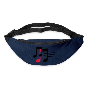 musik - Gürteltasche - Navy - Vorne