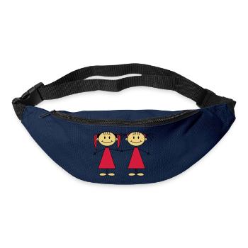 Best Friends Girls - Sac banane - marine - Devant